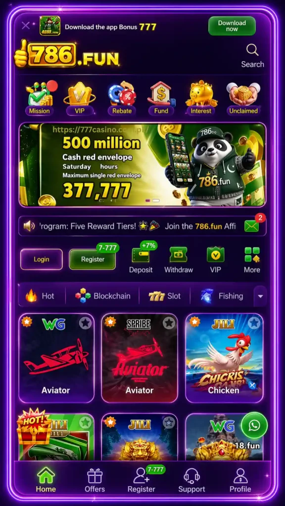 786 Fun Game Download (Best and Real Money Earning) APP Pakistan 2026