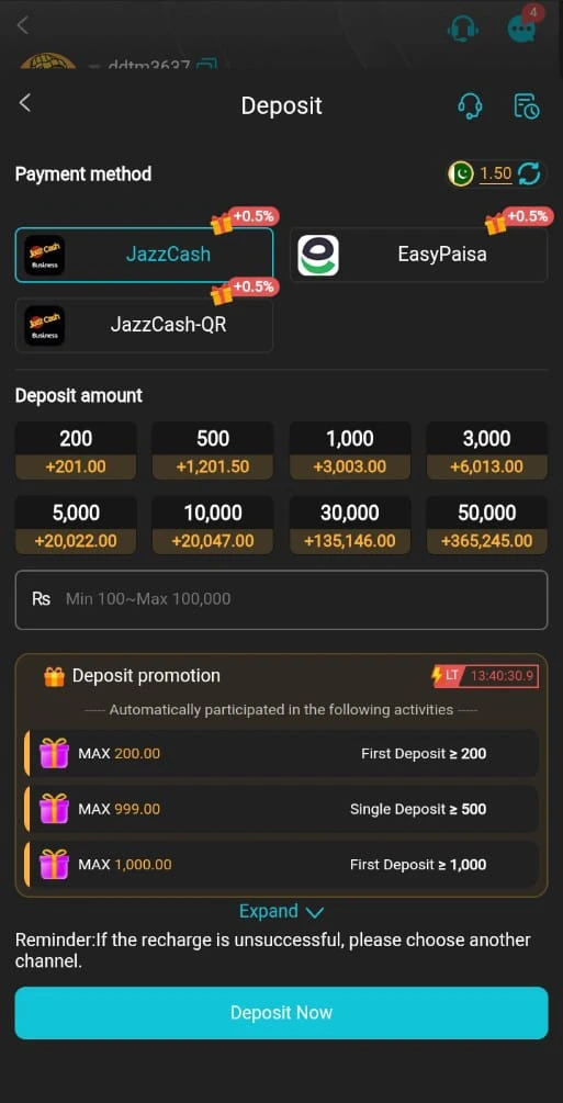 CT999 Game APK Download: withdraw and deposit process