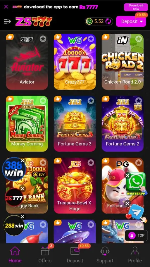 ZS777 Game Download for Android New Earning App Pakistan 2026