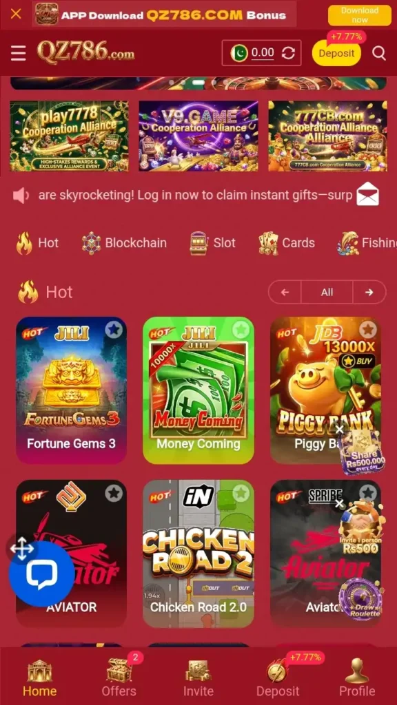 QZ786 Game Download: Latest Version of the New Earning App PAKISTAN